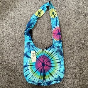 New With Tags Kathmandu Imports Crossbody Tie-dye Bag.